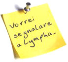 Modulo per segnalazioni alla redazione di Lympha.Net